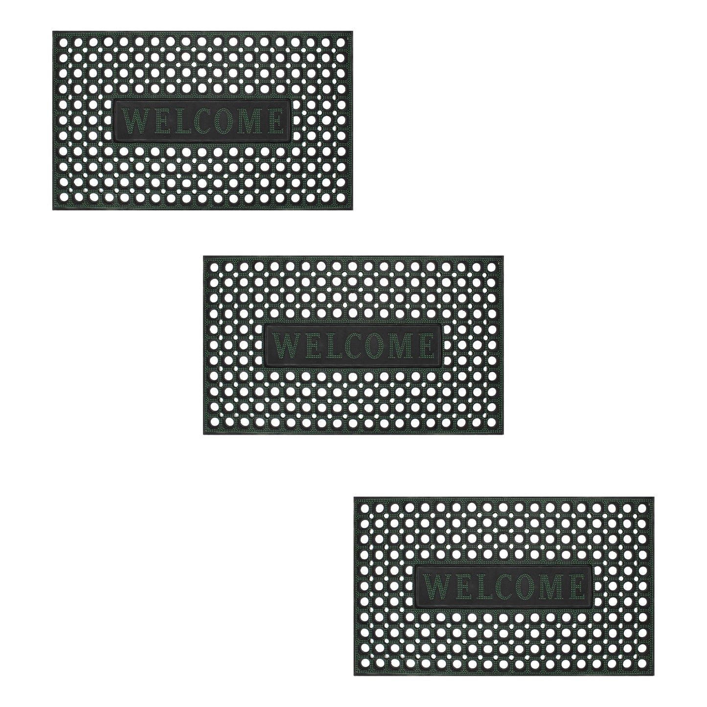 Rubber Door Mat - Non Slip Heavy Duty Welcome Doormats ~5148-13