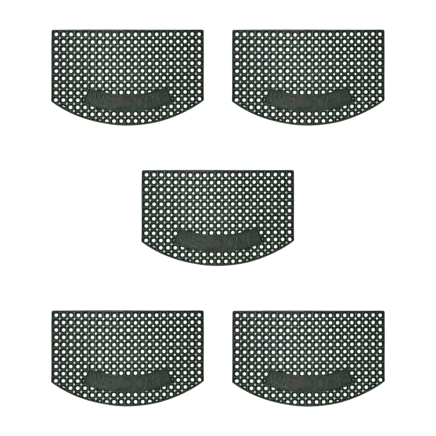 Rubber Door Mat - Non Slip Heavy Duty Welcome Doormats ~5148-11